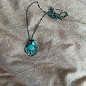 Lia Sophia Sea Themed Necklace with turquoise